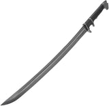 United Cutlery Honshu Sub Hilt Wakizashi UC3474D - Damascus Blade, Black TPR Grip, Wood Scabbard, Collectors Edition by United Cutlery