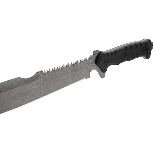 United Cutlery M48 Combat Machete Gen II Sawback 11.5in Titanium Blade - Rugged Outdoor Survival Tool by United Cutlery