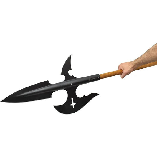 United Cutlery Honshu Halberd Spear Head - Premium Black 65Mn Blade Fits 0.94in Handle For Collectors And Reenactors by United Cutlery