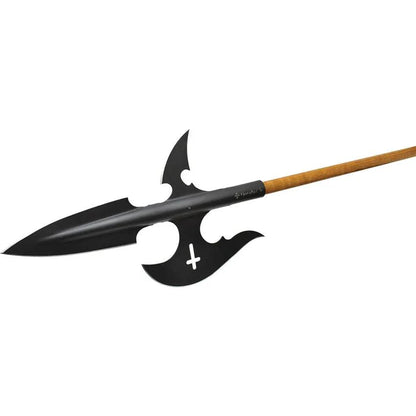 United Cutlery Honshu Halberd Spear Head - Premium Black 65Mn Blade Fits 0.94in Handle For Collectors And Reenactors by United Cutlery