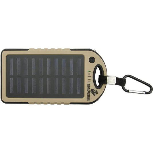 United Cutlery USMC 8000mAh Solar Power Bank - Dual USB Outdoor Waterproof Charger For Campers by United Cutlery