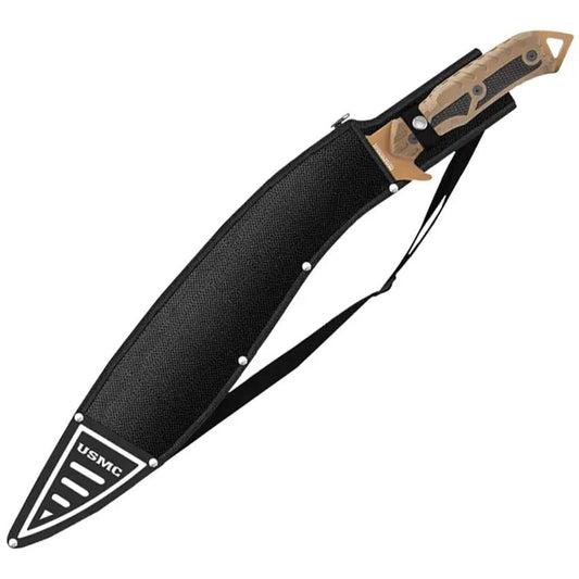United Cutlery UC3506 Desert Ops Sawback Kukri - 22 Inch Tactical Knife For Marines by United Cutlery
