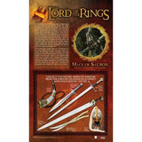 United Cutlery Mace Of Sauron Red Eye Edition 46.5 Inch Replica Prop - Dramatic Centerpiece For LOTR Collectors by United Cutlery