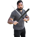 United Cutlery Night Watchman Escrima Sword - 14.5in Double Edge 1060HC Steel For Tactical Self Defense by United Cutlery