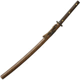 United Cutlery Shikoto Tiger Wood Katana UC3525 - Premium T10 Blade With 30 Inch Visible Hamon for Collectors by United Cutlery