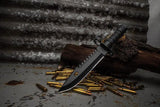 United Cutlery USMC M-9 Combat Knife UC3531 - Tactical Sawback Serrated Blade For Collectors And Outdoor Enthusiasts by United Cutlery