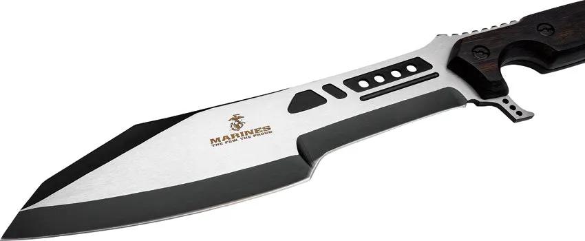 United Cutlery USMC Covert Ops Machete UC3541 - Rugged Military Inspired Machete With 16 Inch Reach And Pakkawood Handle by United Cutlery