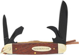 United Cutlery Bushmaster Ranger Scout Knife UC3592 - Compact Multi Tool With Wood Handle And Brass Bolsters by United Cutlery