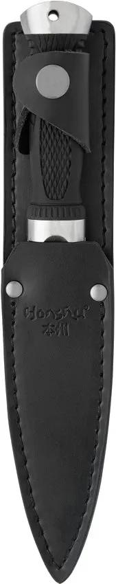 United Cutlery Honshu Sgian Dubh UC3596 - Premium Satin Blade With Boot Clip Leather Belt Sheath For Collectors by United Cutlery