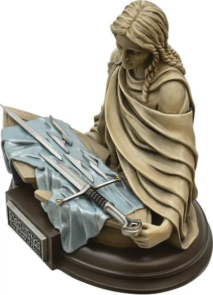 United Cutlery Shards Of Narsil Statue One Fifth Scale Hand Painted Elven Princess With Shield Collectible by United Cutlery