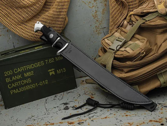 United Cutlery Honshu Sub Hilt Tanto UC3603 - 17.25 Inch Overall, 11.38 Inch Blade, Textured TPR Handle for Collectors by United Cutlery