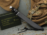 United Cutlery Honshu Sub Hilt Tanto UC3603 - 17.25 Inch Overall, 11.38 Inch Blade, Textured TPR Handle for Collectors by United Cutlery