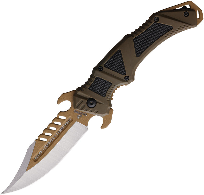 United Cutlery USMC Desert Ops Linerlock UC3622 by United Cutlery