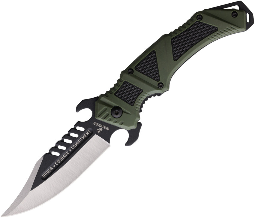 United Cutlery USMC Desert Ops Linerlock UC3622OD by United Cutlery