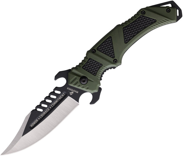 United Cutlery USMC Desert Ops Linerlock UC3622OD by United Cutlery