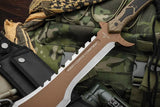 United Cutlery USMC Desert Ops Spartan Sword UC3625 - Full Tang With Glass Breaker And 600D Nylon Scabbard by United Cutlery