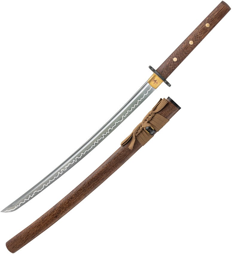 United Cutlery Shikoto Tigerwood Wakizashi UC3629 by United Cutlery