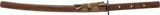 United Cutlery Shikoto Tigerwood Wakizashi UC3629 - Full Tang T10 Clay Tempered Blade Tigerwood Handle Edition by United Cutlery