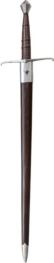 United Cutlery Honshu Italian Longsword UC3636 - Premium Collector Sword With Satin Blade And Leather Wrapped Handle by United Cutlery