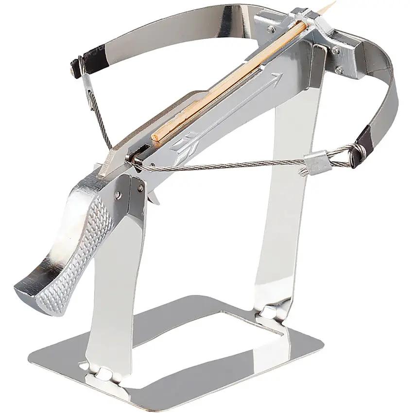 Uncommon Carry Bowman Mini Crossbow Silver BOW-S - Stainless Construction For Durable Performance by Uncommon Carry