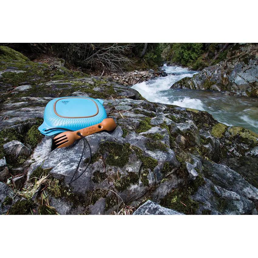 UCO Mess Kit Core4PC Classic Blue For Campers Leak Proof Dishwasher Safe Spork Included by UCO