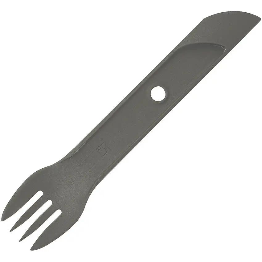 UCO Switch Spork Utensil Set Sandstone Camp Gear BPA Free Dishwasher Safe 7 Inch Spoon And Fork by UCO