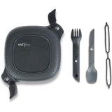 UCO Eco 5 Piece Mess Kit Midnight Leak Proof Locking Lid BPA Free For Campers Dishwasher Safe Includes Switch Sporks by UCO