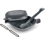 UCO Eco 5 Piece Mess Kit Midnight Leak Proof Locking Lid BPA Free For Campers Dishwasher Safe Includes Switch Sporks by UCO