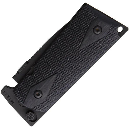 Ultimate Equipment M1911 Compact Hammerhead Knife - 3in Black Titanium Coated 440C Drop Point With Officer Grip Sheath by Ultimate Equipment