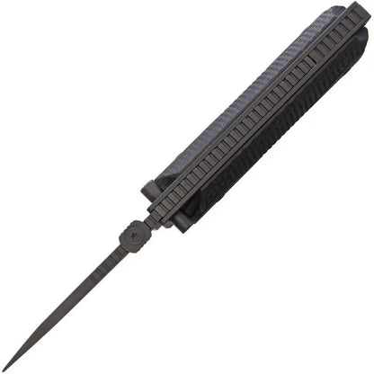 Ultimate Equipment M1911 Compact Hammerhead Knife - 3in Black Titanium Coated 440C Drop Point With Officer Grip Sheath by Ultimate Equipment
