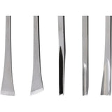 UJ Ramelson Basic Woodcarving Set 107 - High Carbon Tool Steel With Palm Wood Mushroom Shaped Handles by UJ Ramelson