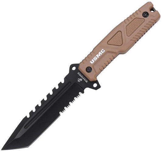 USMC Fixed Blade Tan M-FIX3003TN by USMC