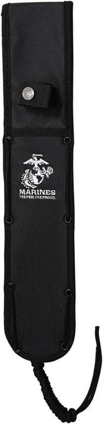 USMC Bowie Knife OD Green - Full Tang Sawback 3Cr13MoV Stainless Blade With Lanyard Hole by USMC