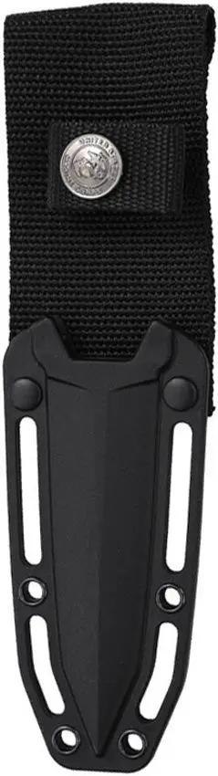 USMC Fixed Blade Knife M-FIX3012BK - Full Tang 3Cr13MoV Tanto Blade with Lanyard Hole by USMC