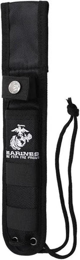 USMC M-FIX3014BK Fixed Blade Knife - 5-Inch Black Oxide Blade, Full Tang, Glass Breaker, Nylon Sheath by USMC