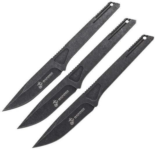 USMC Throwing Knife Set BSW M-T3002BK by USMC