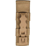 United States Tactical Single Mag Pouch Coyote Brown - Low Profile 4 Inch Elastic MOLLE Belt Attachment by United States Tactical
