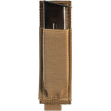 United States Tactical Single Pistol Mag Pouch - Low-Profile 4-Inch Elastic, MOLLE or Belt with MALICE Clip by United States Tactical