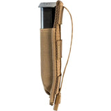 United States Tactical Single Pistol Mag Pouch - Low-Profile 4-Inch Elastic, MOLLE or Belt with MALICE Clip by United States Tactical
