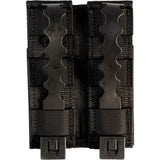 United States Tactical Double Pistol Magazine Pouch - Low Profile Lightweight With Four Secure Compartments by United States Tactical