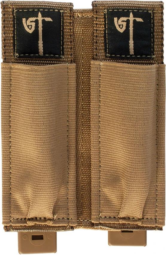 United States Tactical Double Pistol Mag Pouch Coy UST-MOL01702 by United States Tactical