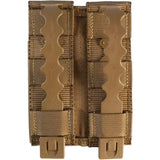 United States Tactical Double Pistol Mag Pouch - Four Compartment Magazine Carry With MOLLE And Malice Clip by United States Tactical