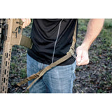 United States Tactical 2-To-1 Point Rapid Fit Sling - Ambidextrous Adjustable 40 To 57 Inches Coyote Brown by United States Tactical