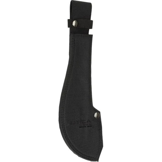 Utica Stealth I Machete 11-UTKM11 - 11.25 Inch Black 1095HC Blade With Full Tang Micarta Handle by Utica
