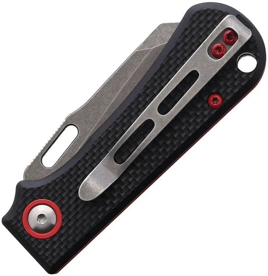 Utica Disruption I Linerlock 11-UTKE30 - Compact EDC Knife With 2.25in Black Stonewash Blade And G10 Handle by Utica