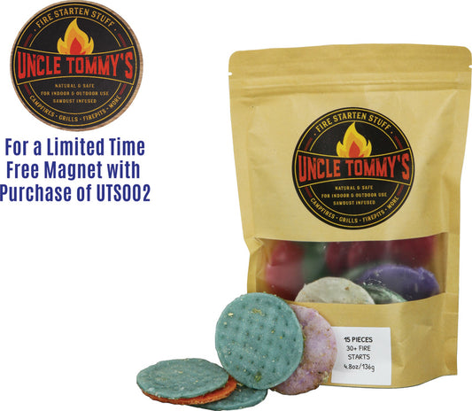 Uncle Tommy's Stuff Fire Starten Stuff 15pc Bag FIRE STARTEN STUFF 15CT BAG