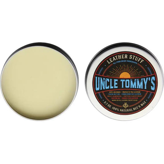 Uncle Tommy's Stuff Leather Stuff Original - Natural Beeswax Leather Conditioner And Waterproofer For Boots And Holsters by Uncle Tommy's Stuff