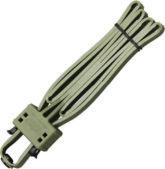 Uzi Disposable Flex Cuffs OD Green UZI-FLXC-GR by Uzi