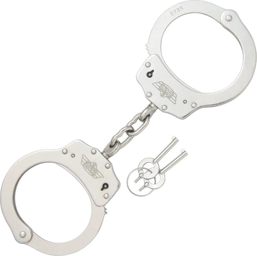Uzi Handcuffs Silver finish HC-C-S by Uzi