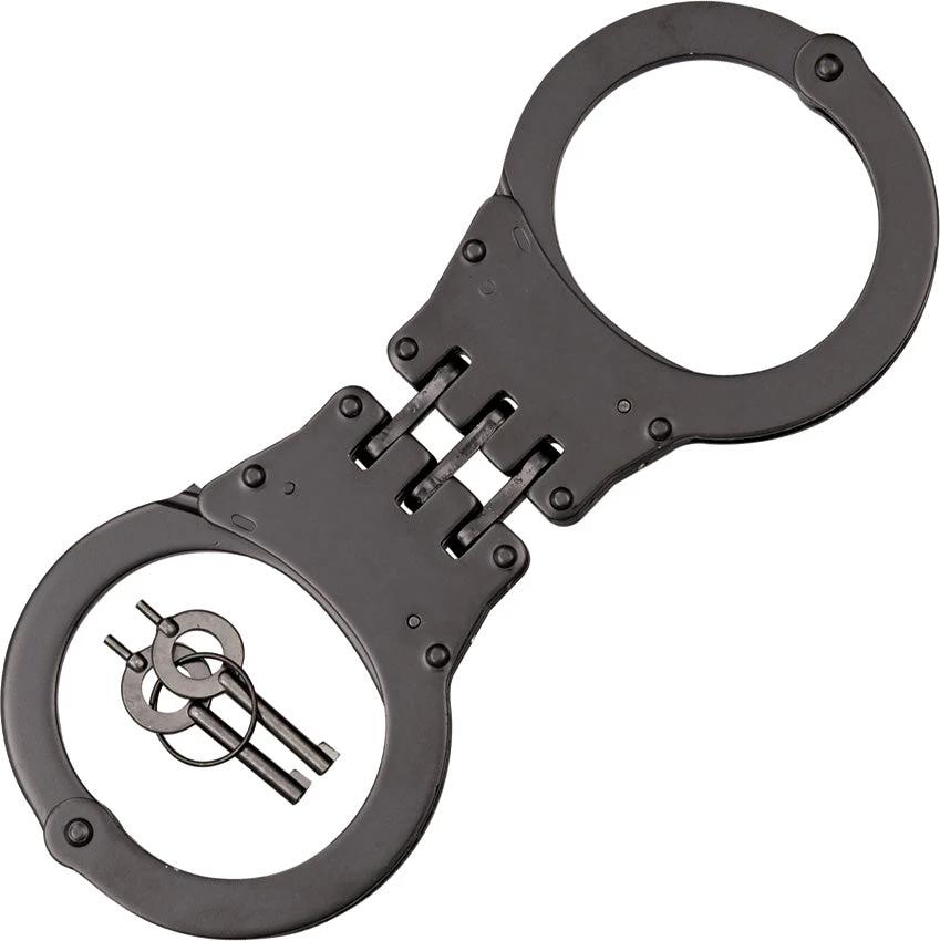 Uzi Hinged Cuffs Black UZI-HC-H-B by Uzi